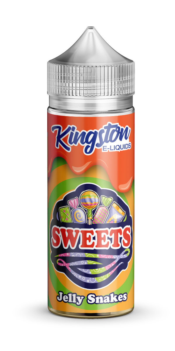 Kingston Sweets - Jelly Snakes - 120ml