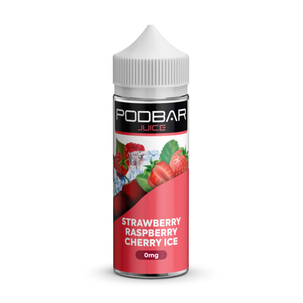 Podbar Juice - Strawberry Raspberry Cherry Ice